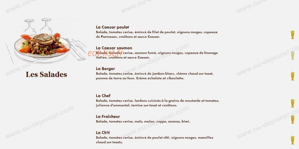Le Comptoir du Malt — carte page 10