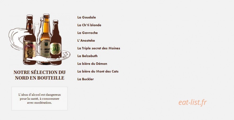 Le Comptoir du Malt — carte page 36