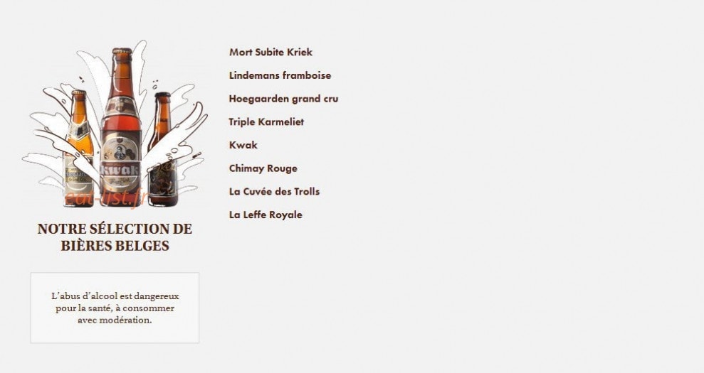 Le Comptoir du Malt — carte page 37