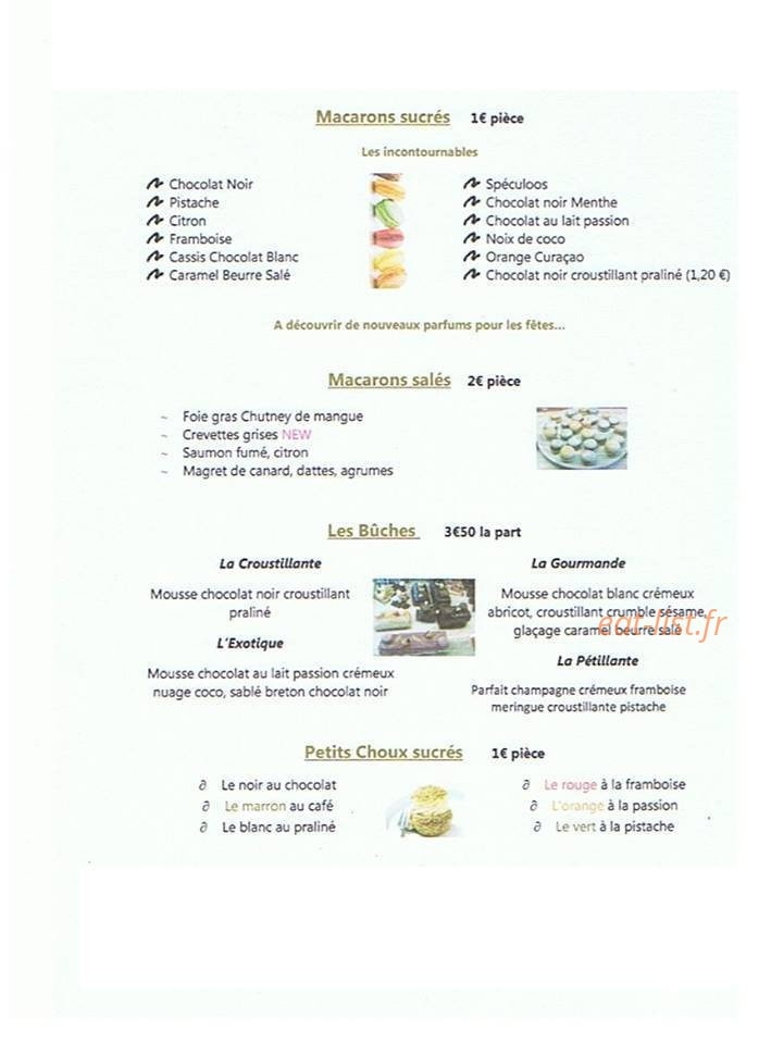 Le Croquembouche — carte page 3