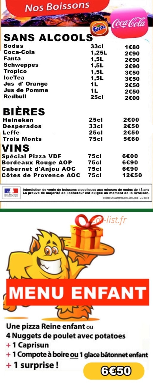 Lulu Pizza — carte page 4