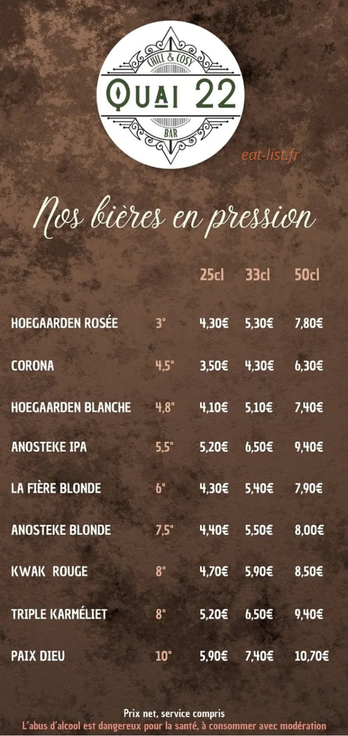 Quai 22 — carte page 6