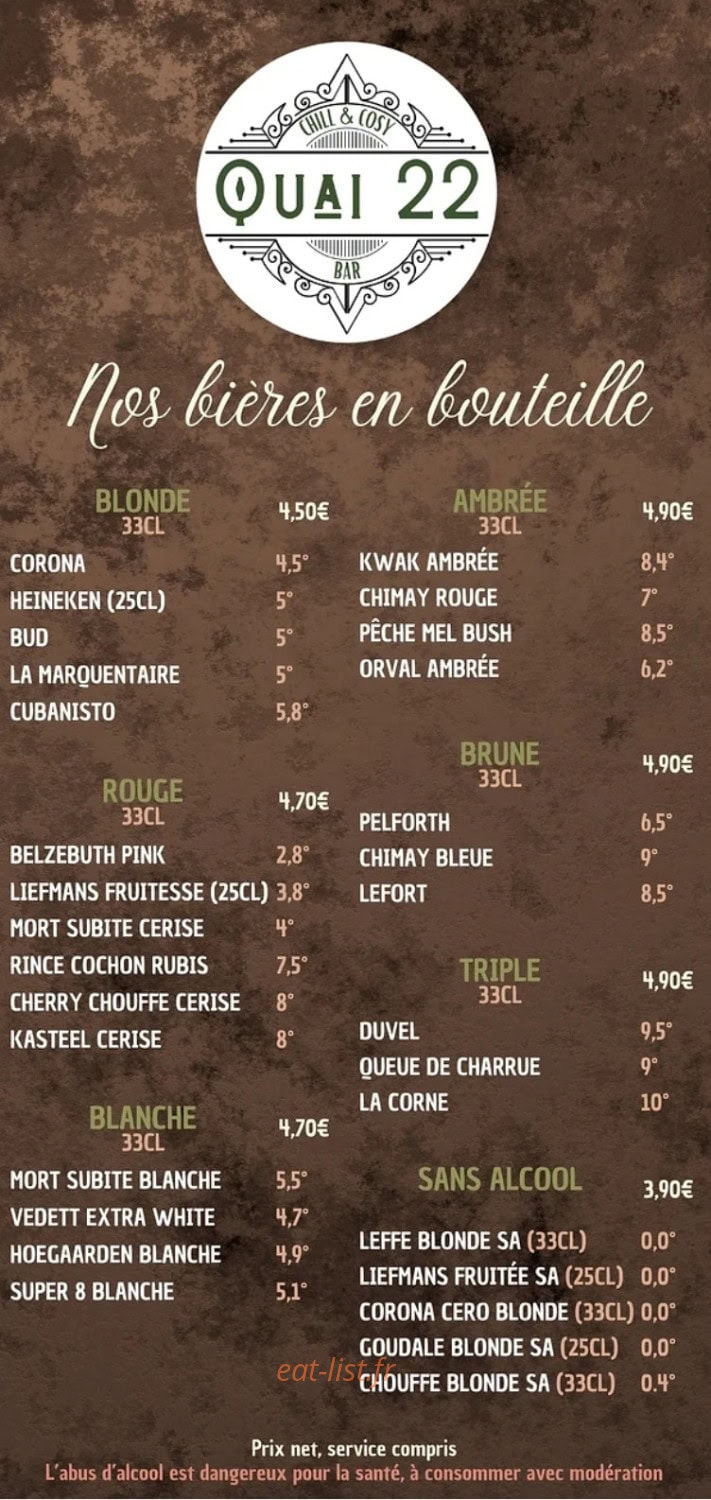 Quai 22 — carte page 7