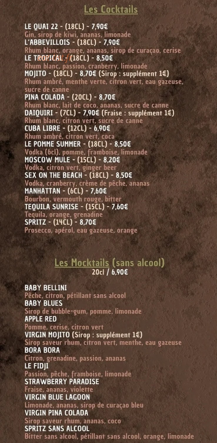 Quai 22 — carte page 4