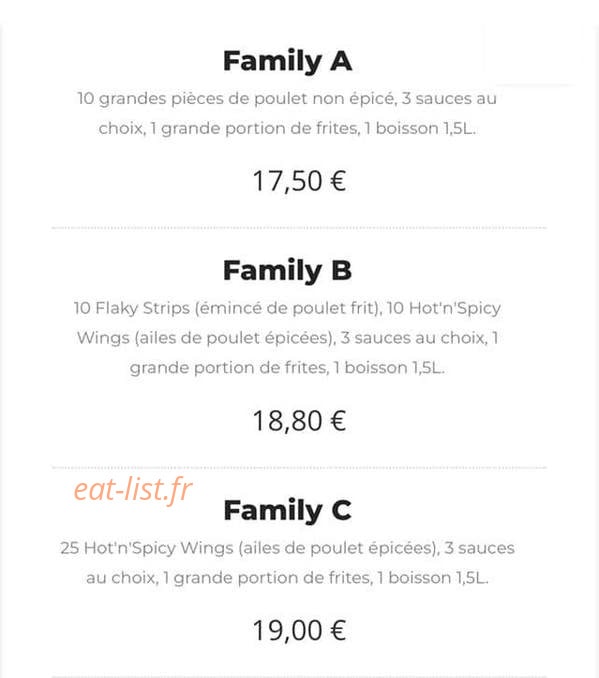 Best kebab — carte page 1