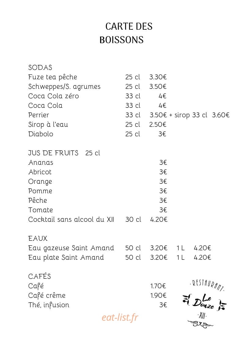 Le Douze — carte page 3