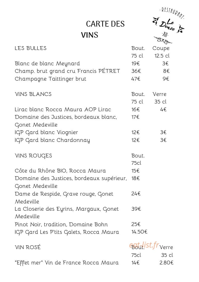 Le Douze — carte page 4