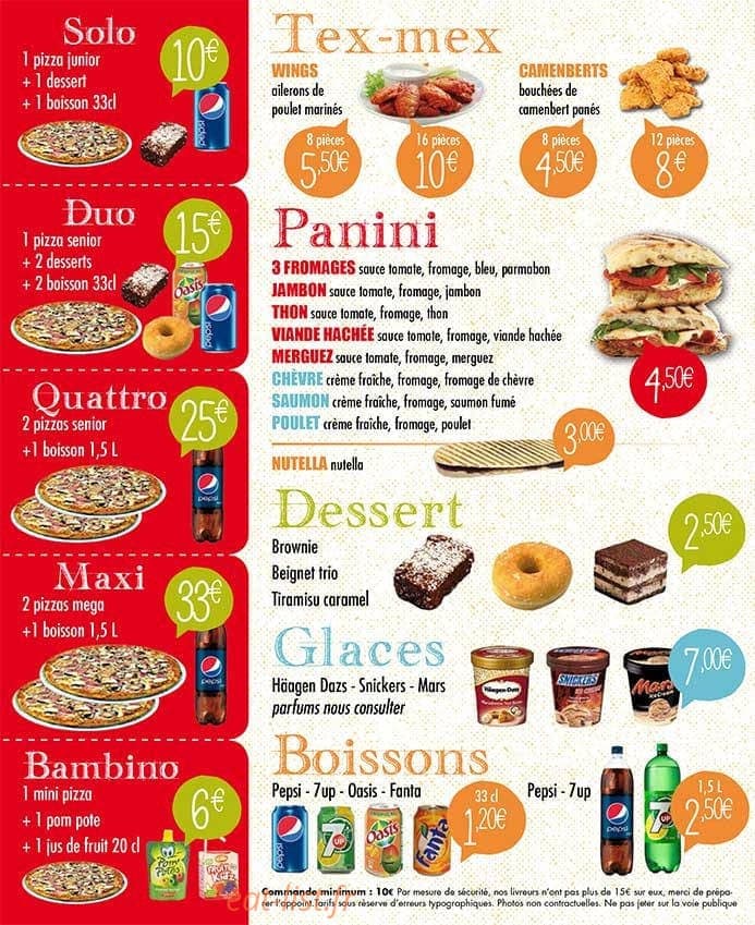 Pizza Venezia — carte page 4