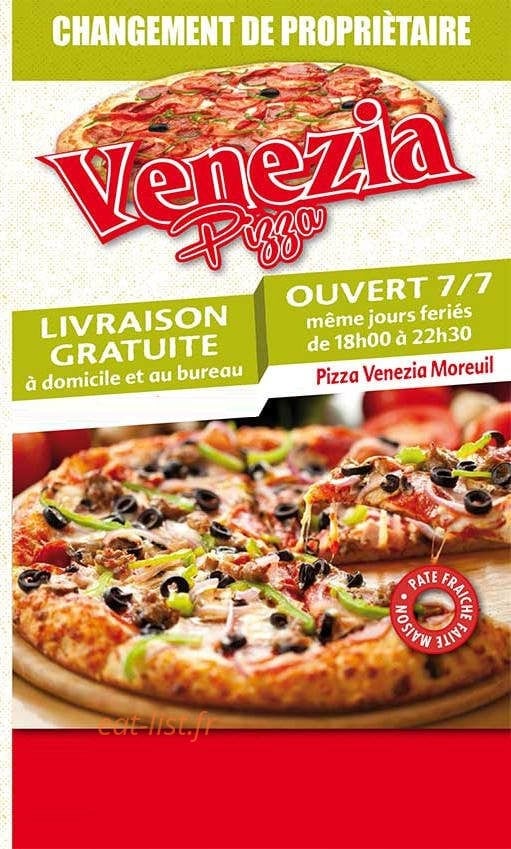 Pizza Venezia — carte page 1
