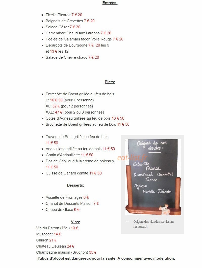 Les Contrebandiers — carte page 1