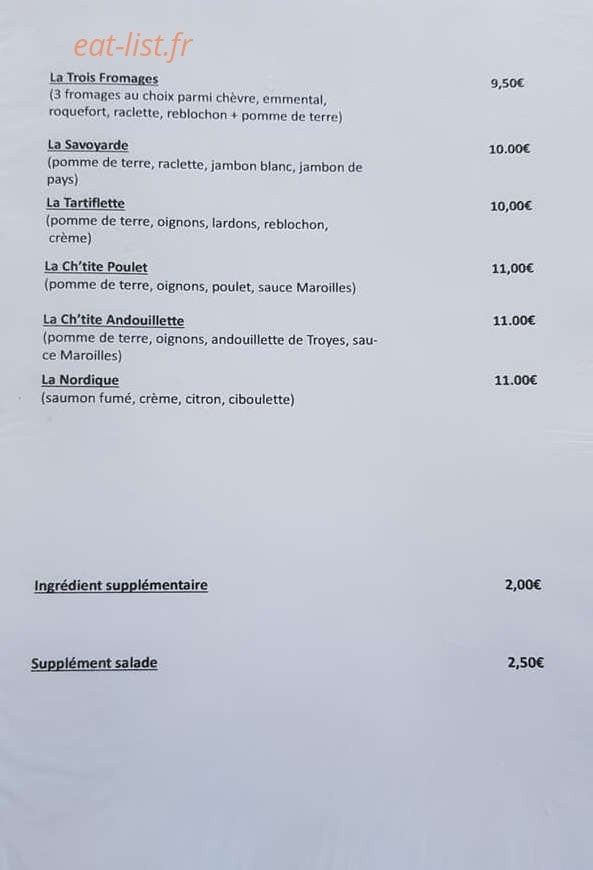 La Salamandre — carte page 2