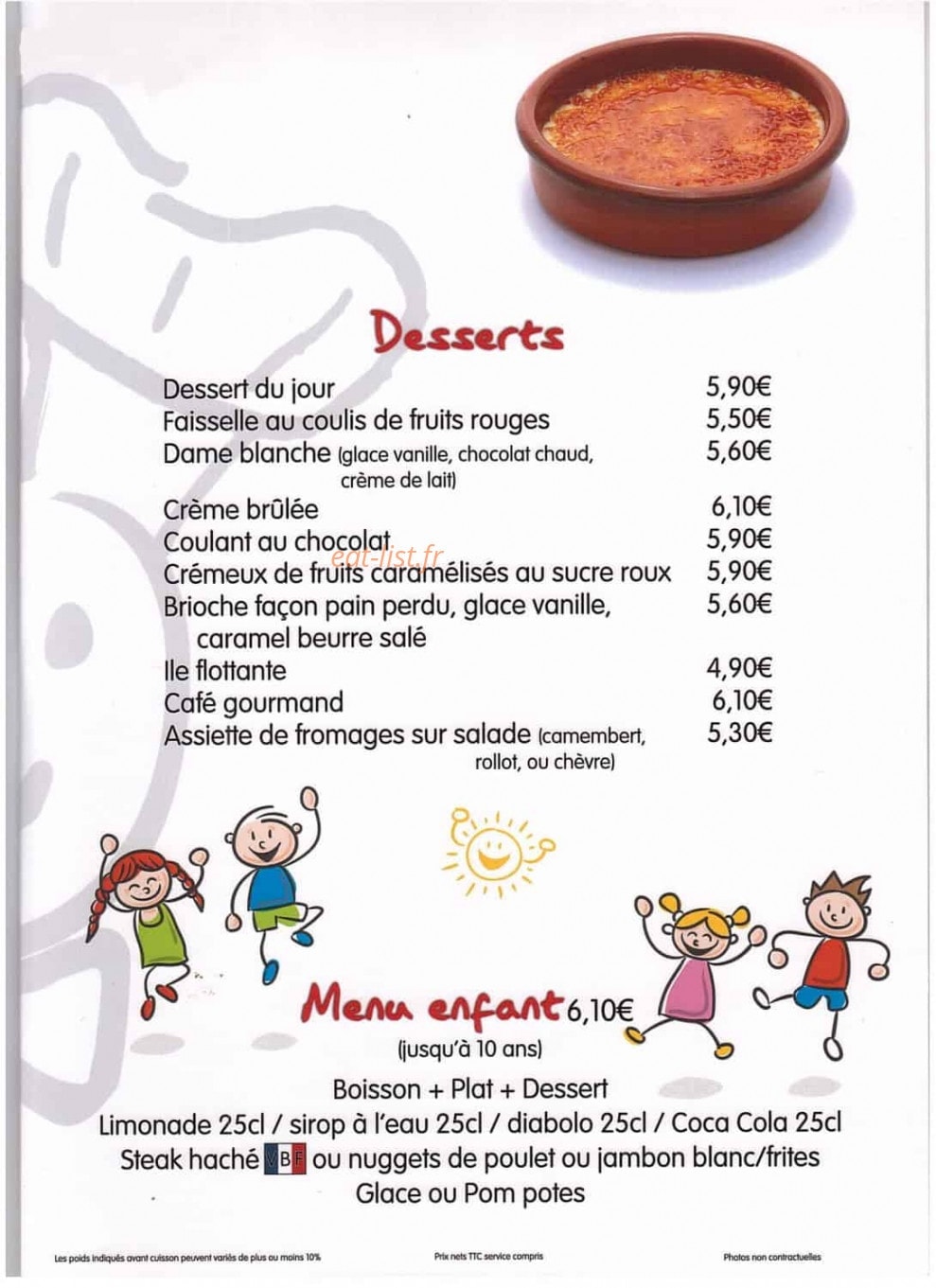 L'aromate — carte page 3