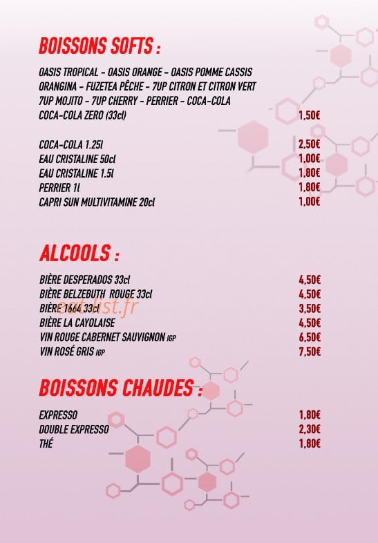 Labo Food — carte page 4