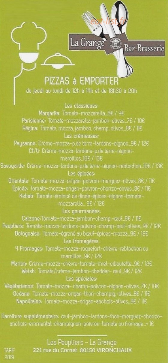 La Grange — carte page 2
