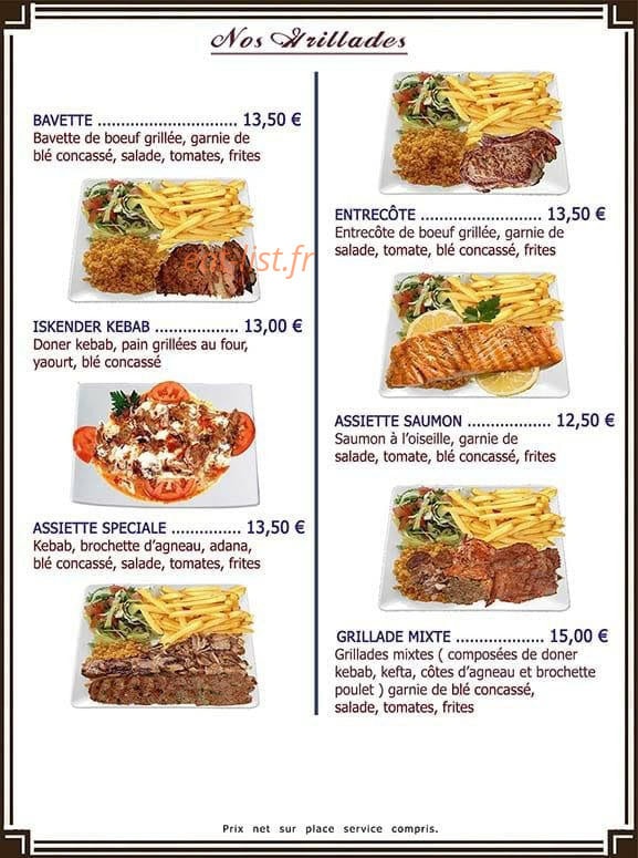 Restaurant Athies — carte page 2