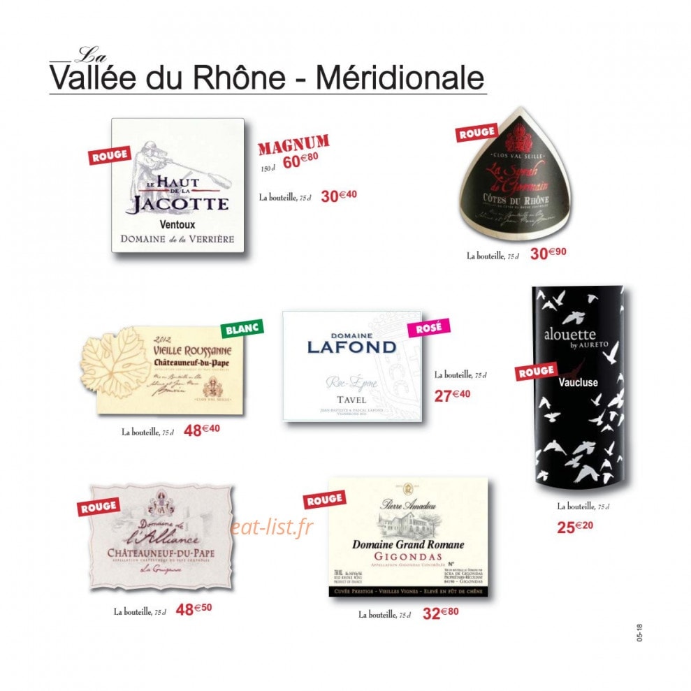 Le Bistrot D'Antoine — carte page 26