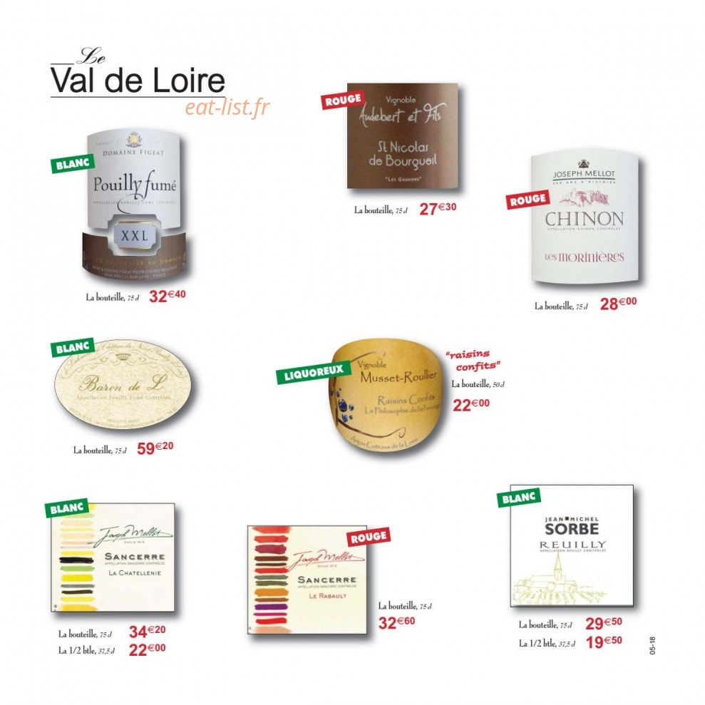 Le Bistrot D'Antoine — carte page 22