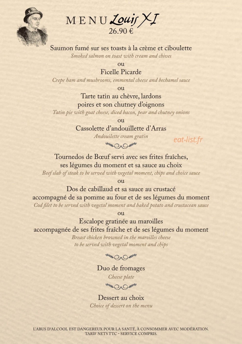 Le louis XI — carte page 10