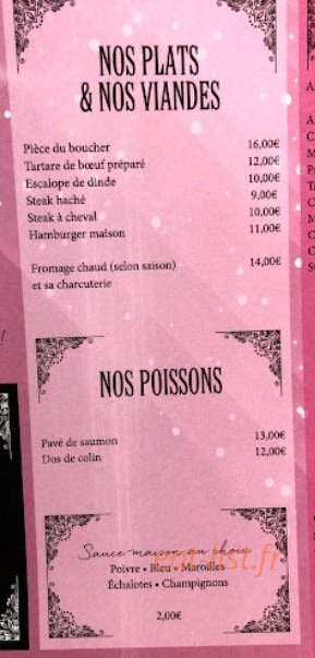 Le Shana Bar — carte page 3
