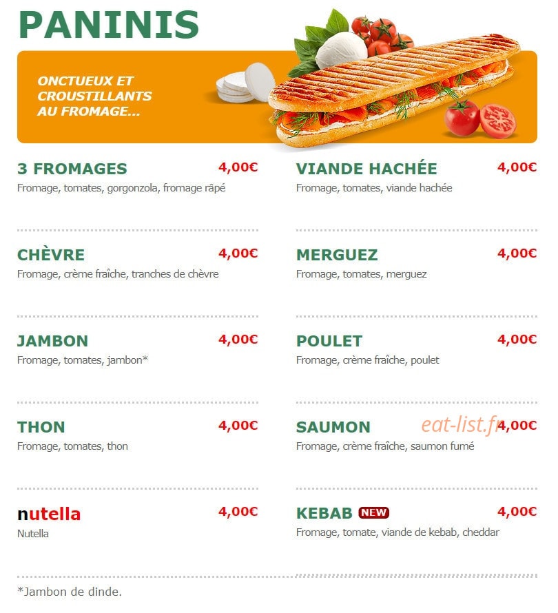 Pizza Tasty — carte page 5