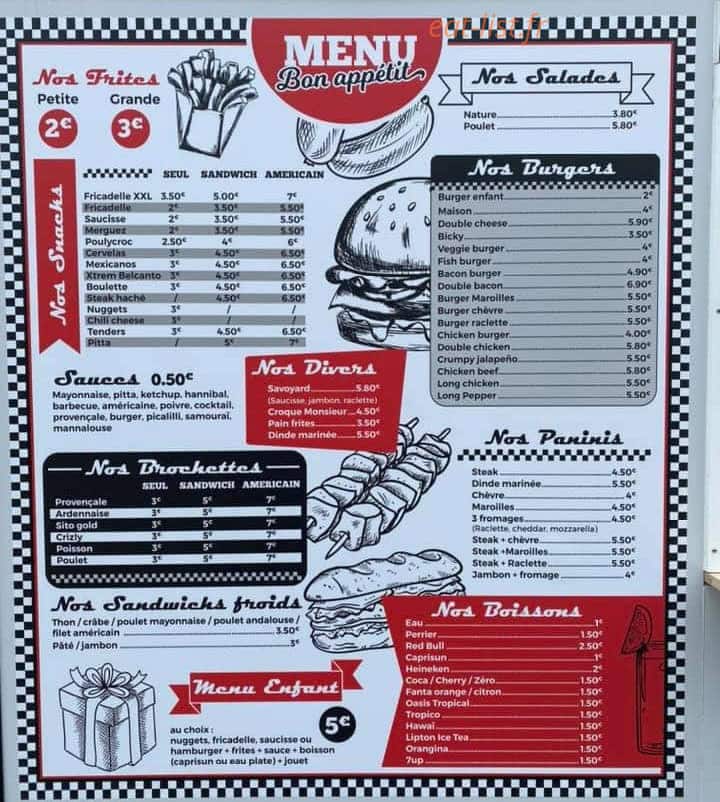 Le krousti — carte page 1