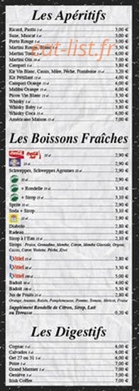 brasserie du mini golf — carte page 2