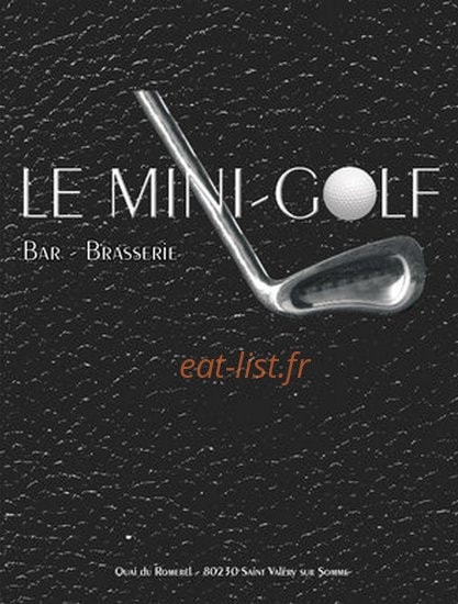 brasserie du mini golf — carte page 1