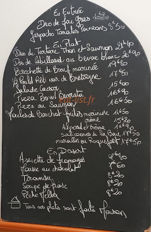 La Civette — carte page 1