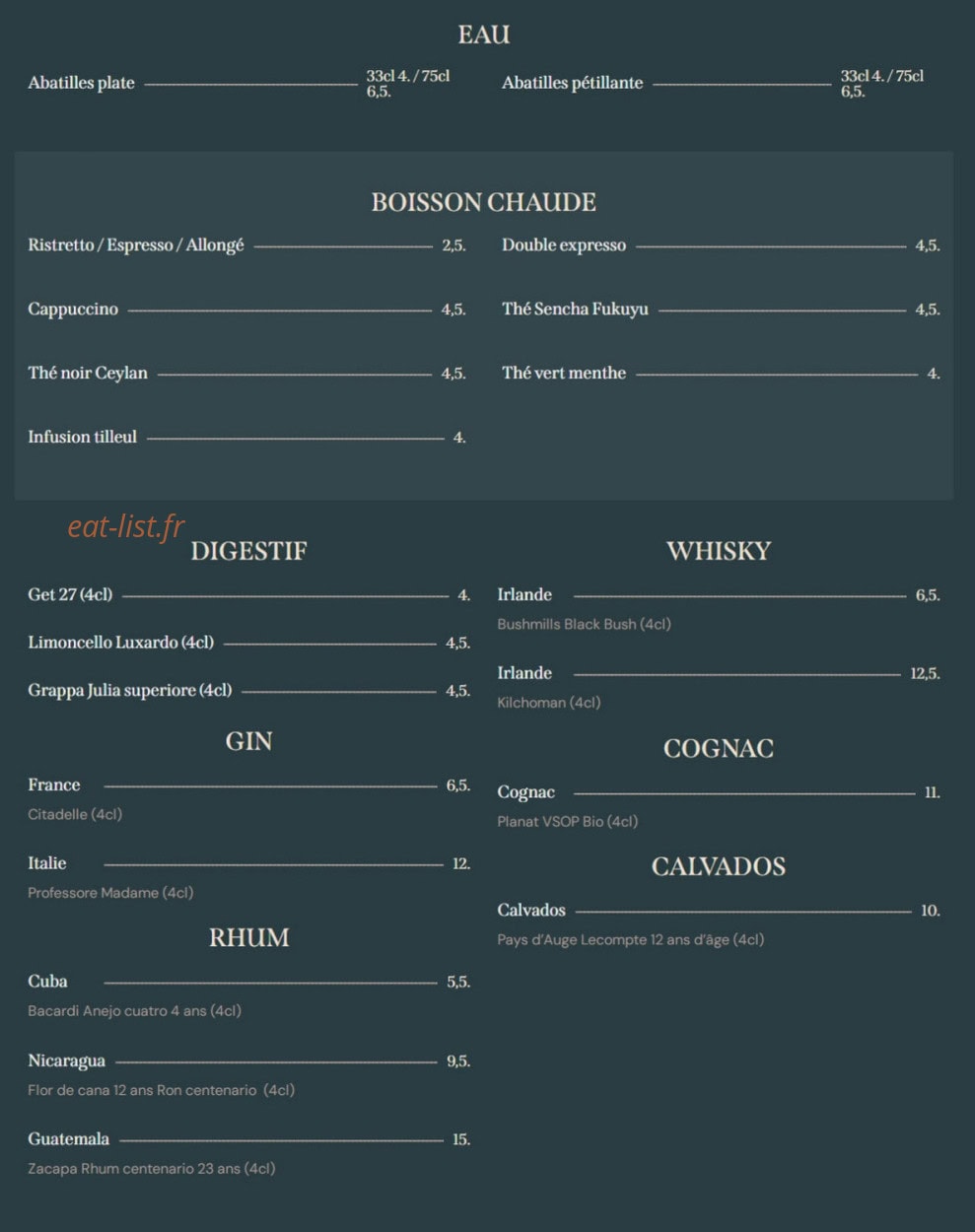 Le Théodose — carte page 6