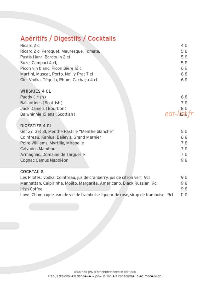 Les Pilotes — carte page 12