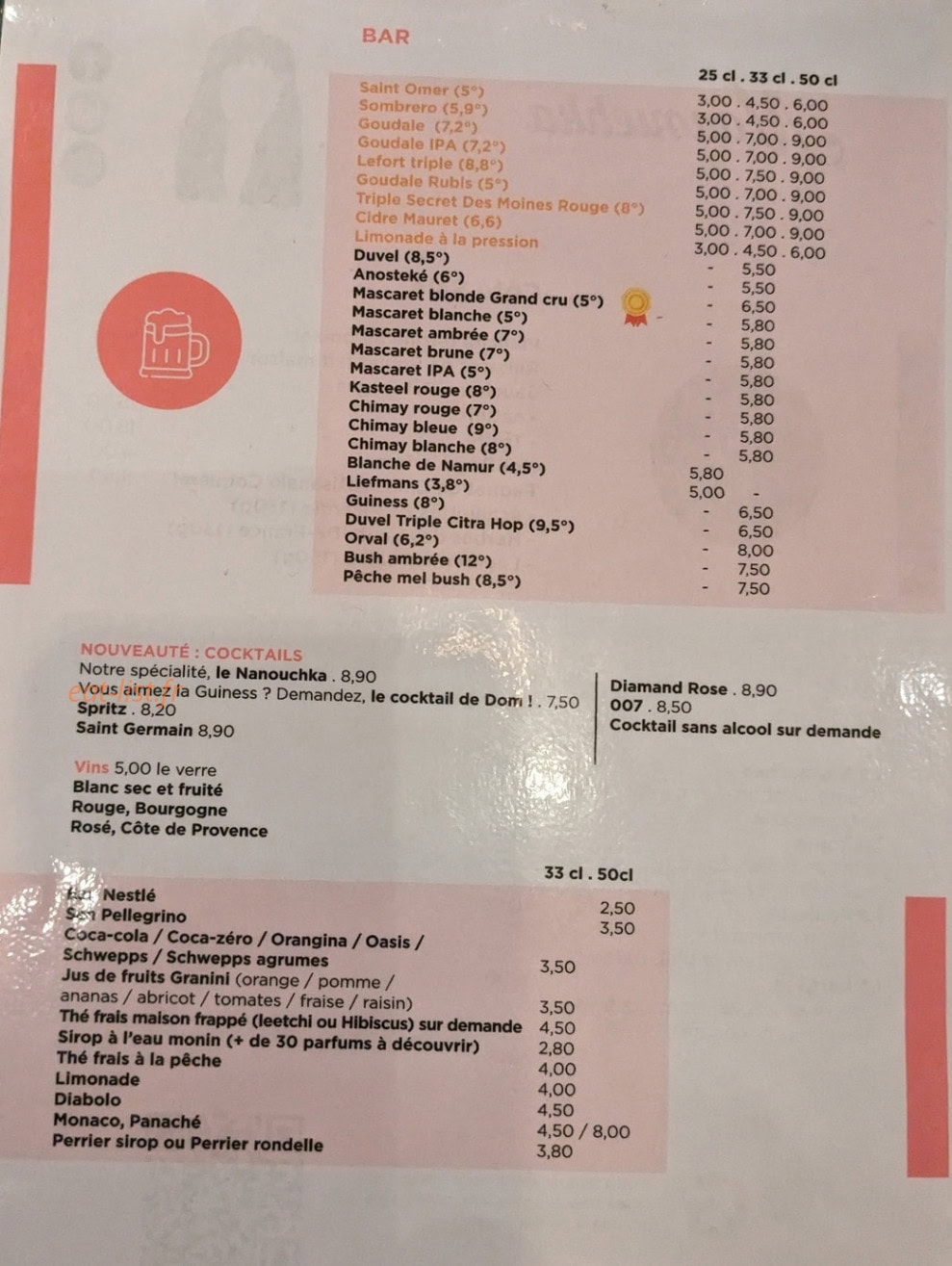 Nanouchka — carte page 1