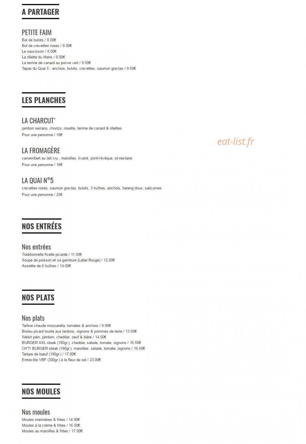 Quai 5 — carte page 1