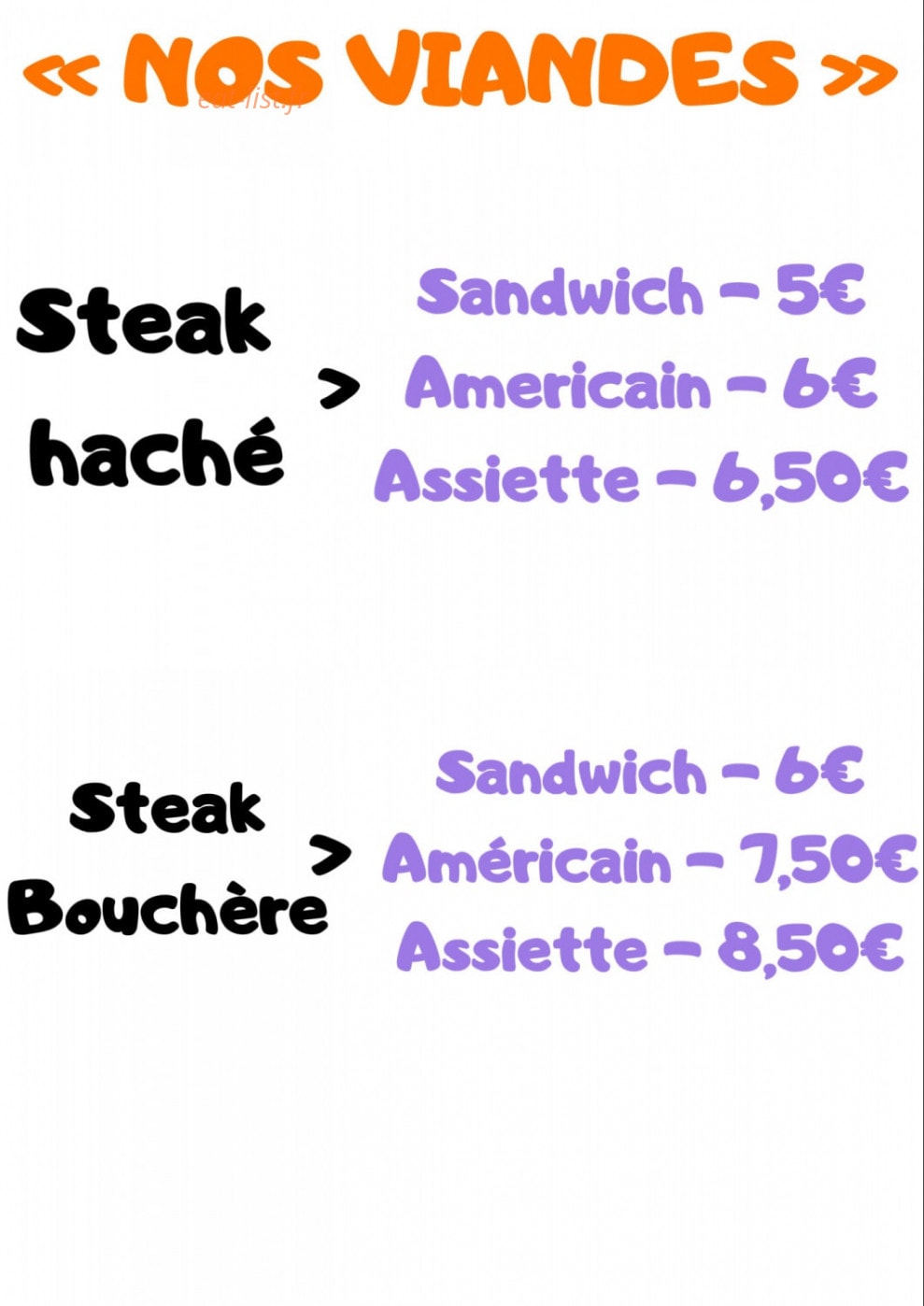 Friterie les ch'ti kiki — carte page 3