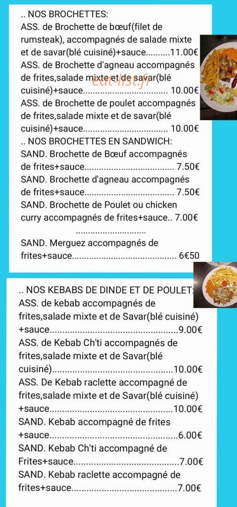 Chez Ogan — carte page 2