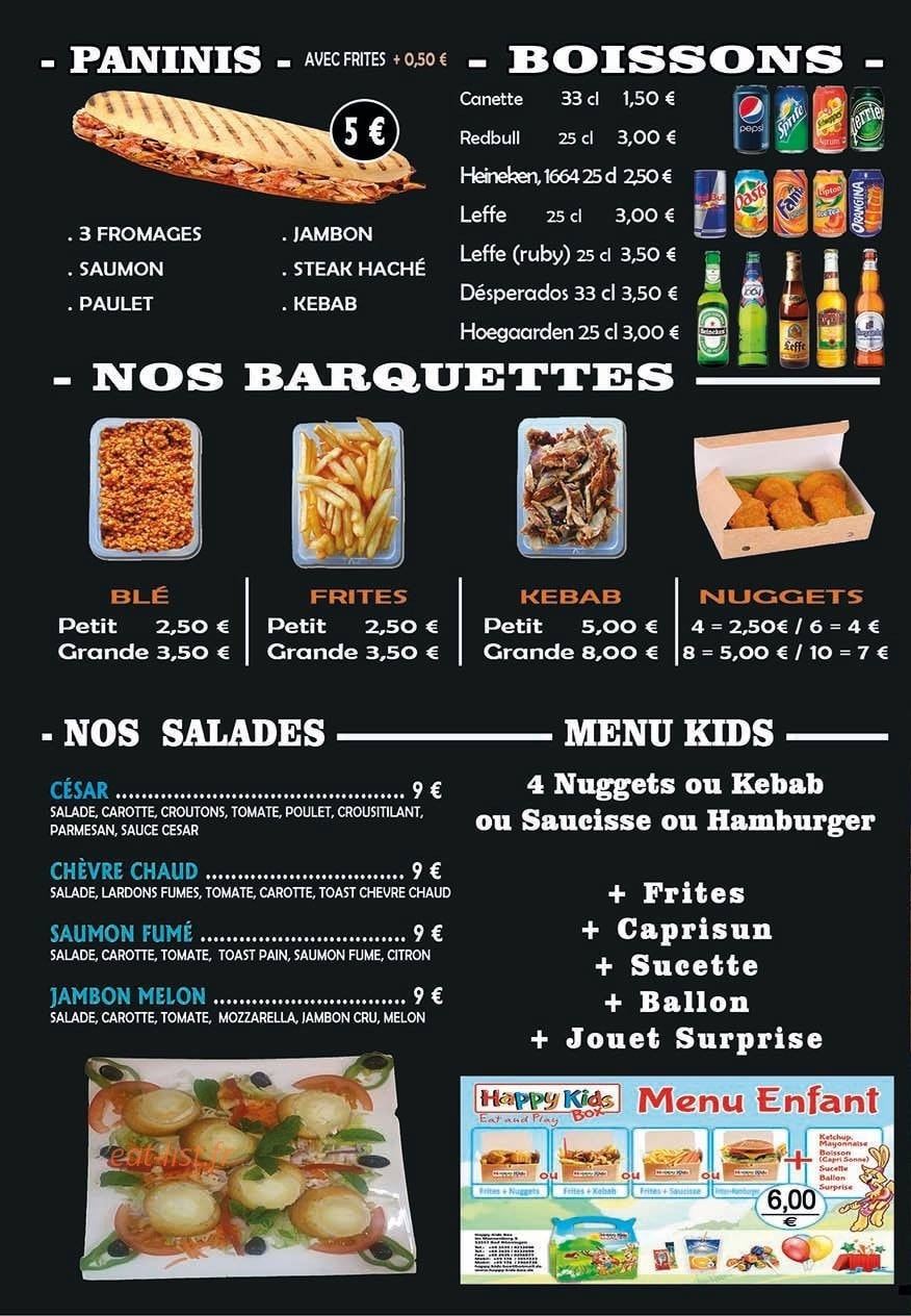 Grill Roisel — carte page 4