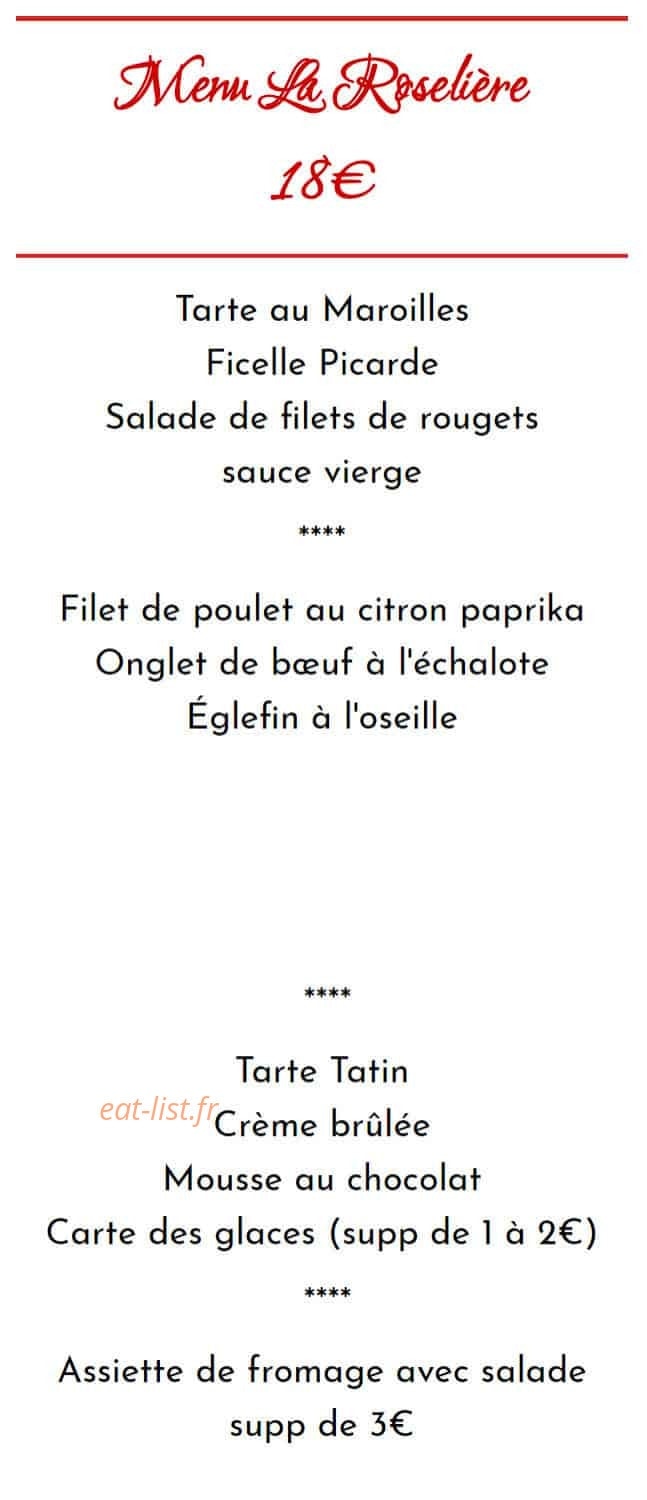 La Roselière — carte page 1