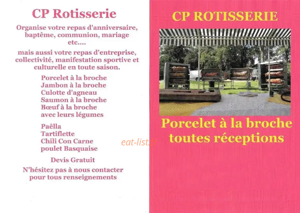 Carte et menu CP Rotisserie Lawarde Mauger l'Hortoy
