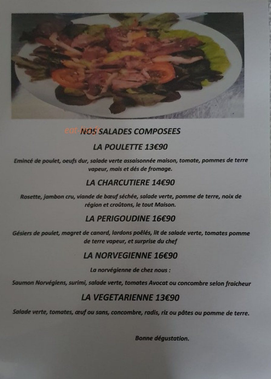 Café du Commerce — carte page 2