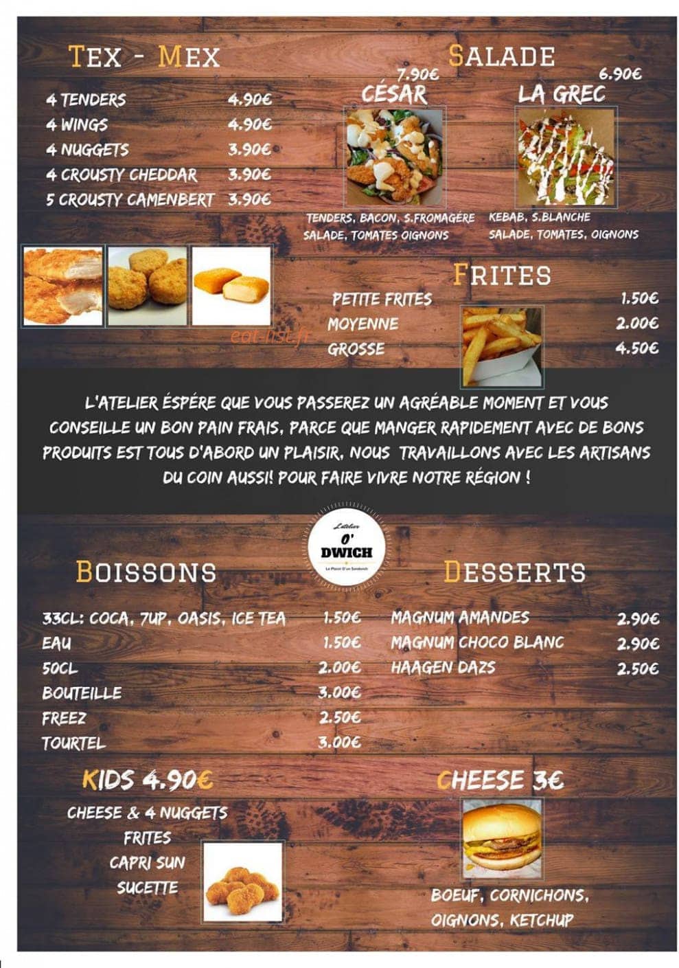 My Dwich — carte page 3