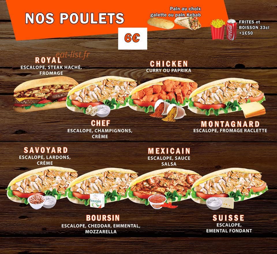 Kebab-Pizza — carte page 3