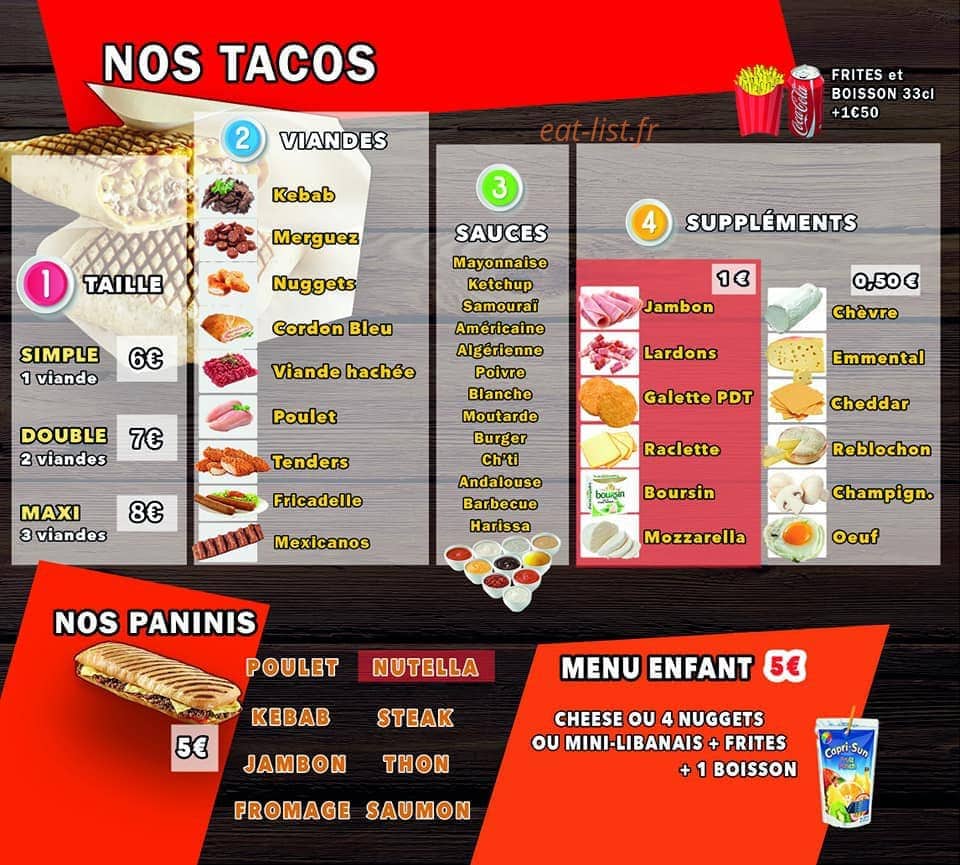 Kebab-Pizza — carte page 5