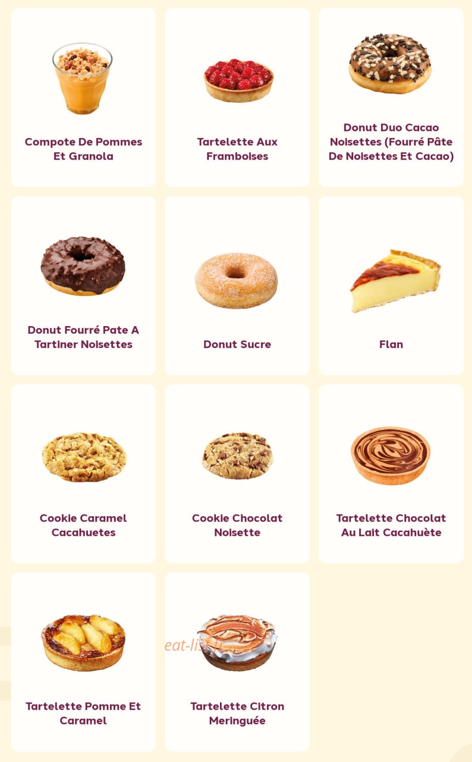 Pomme de Pain — carte page 8