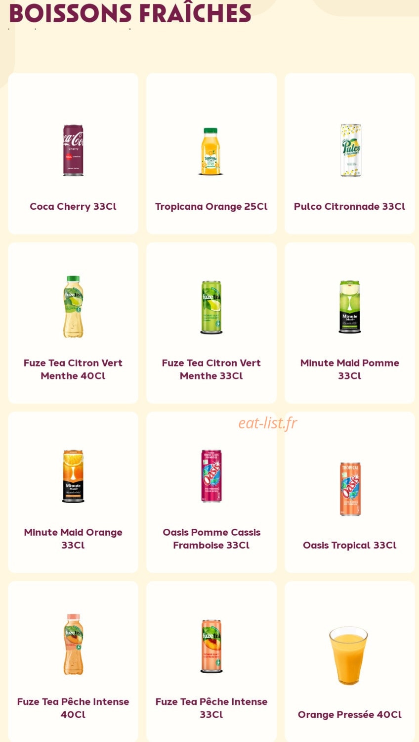 Pomme de Pain — carte page 10