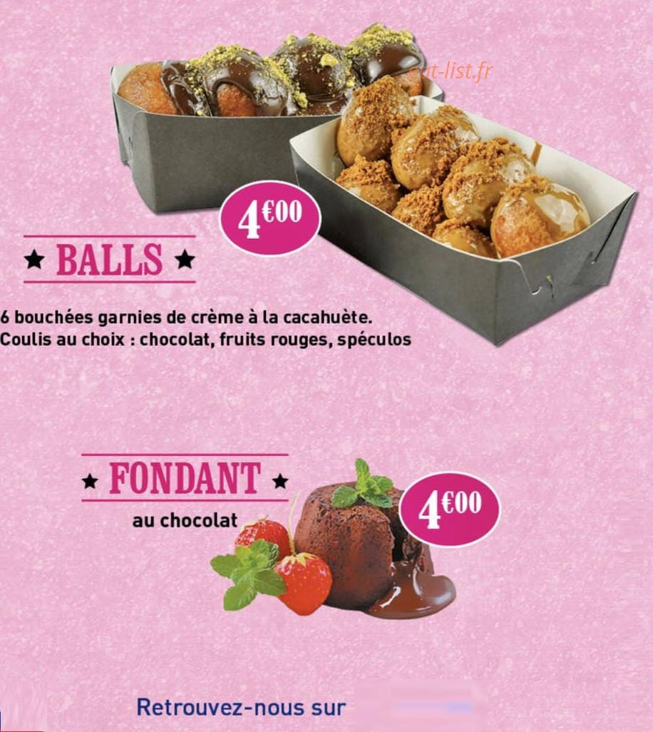 Las Burger — carte page 3