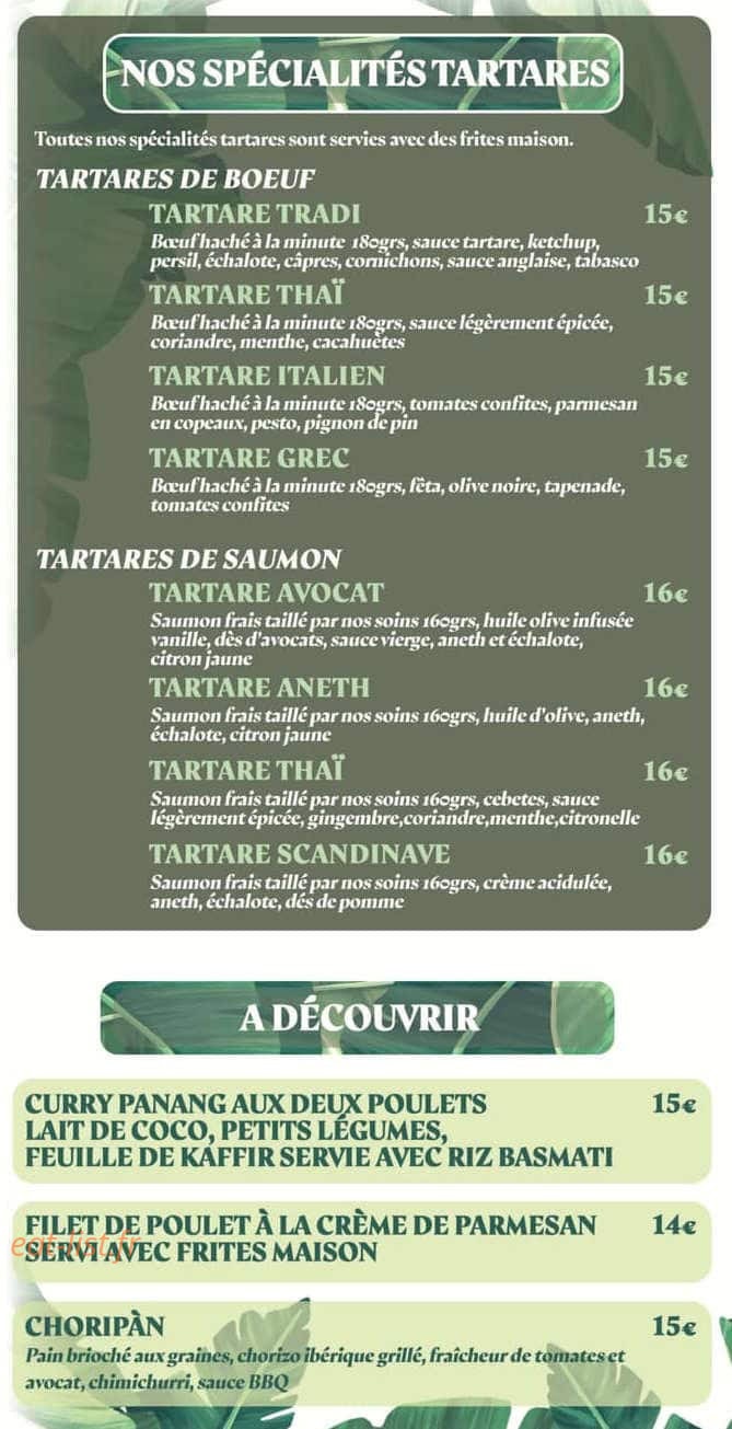 La Canopée — carte page 1