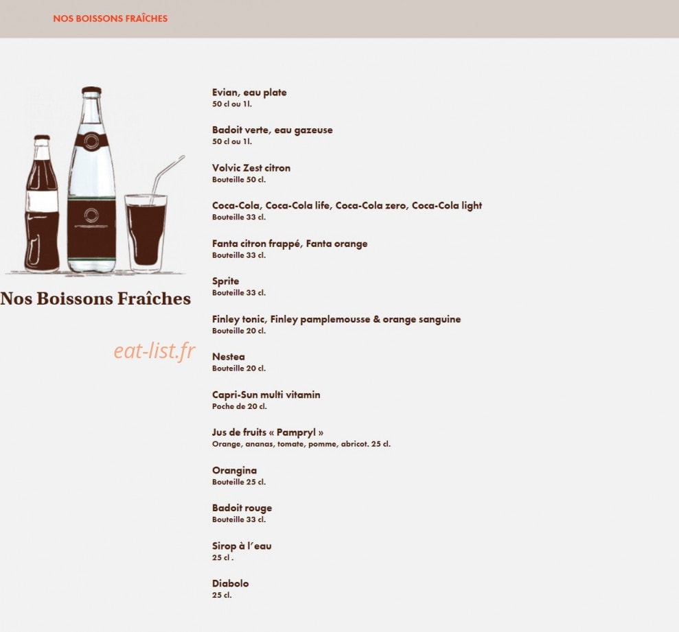 Le Comptoir du Malt — carte page 14