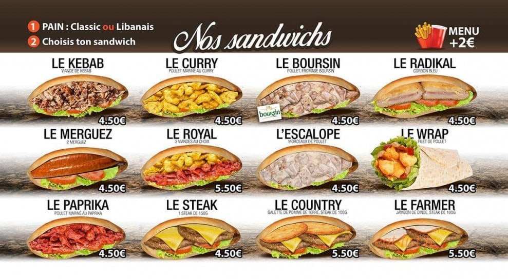 Le Select — carte page 4
