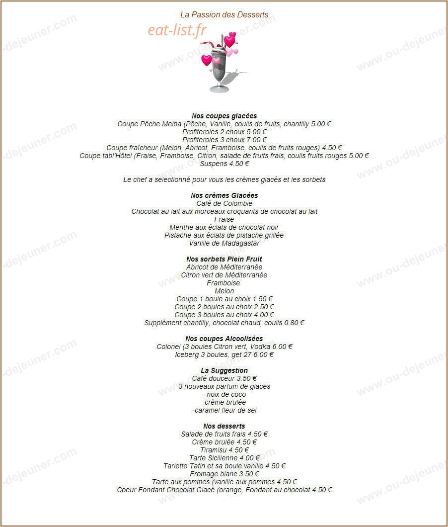TablHotel — carte page 7