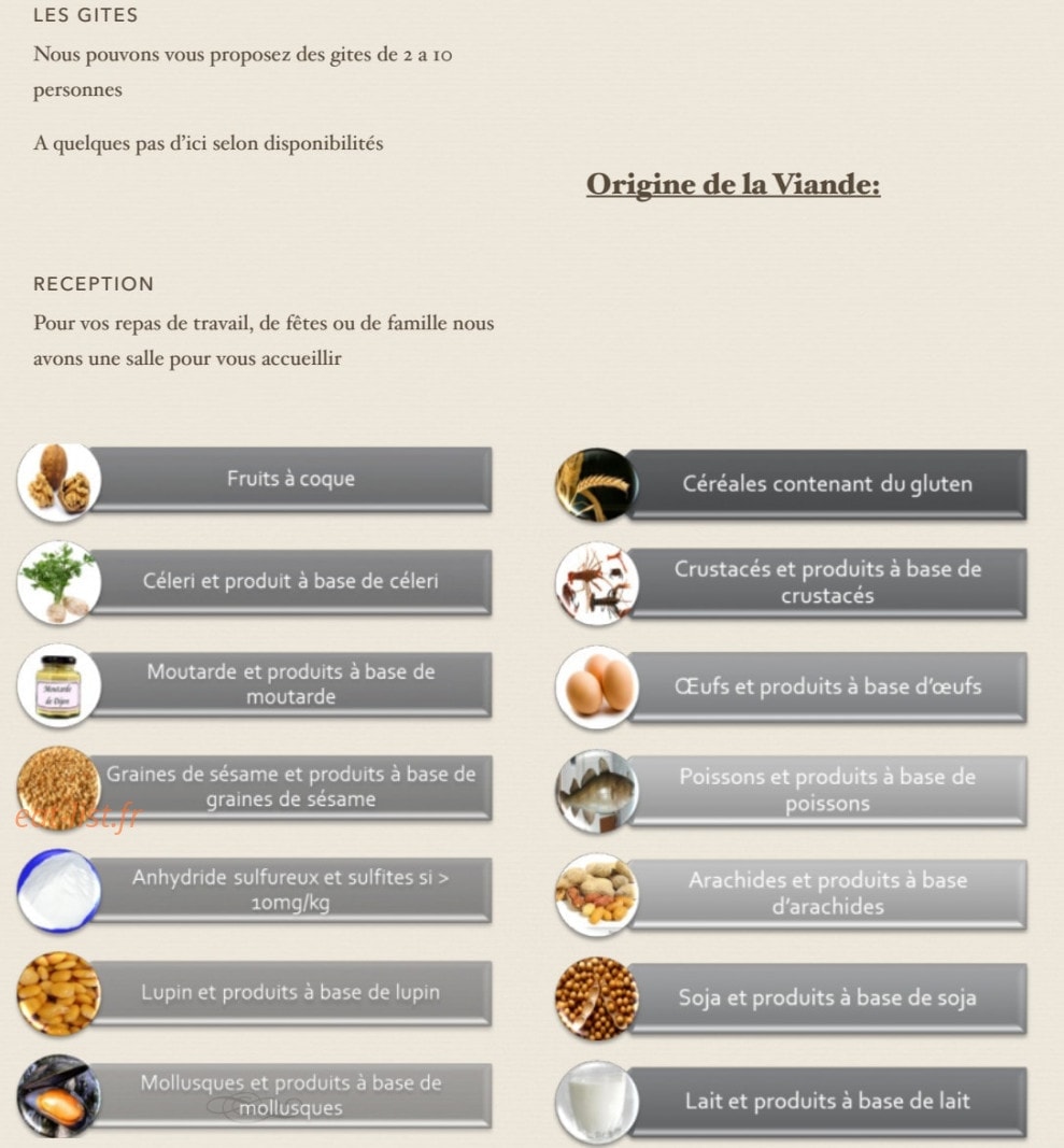 Domaine Des P'tits Bouchons — carte page 1