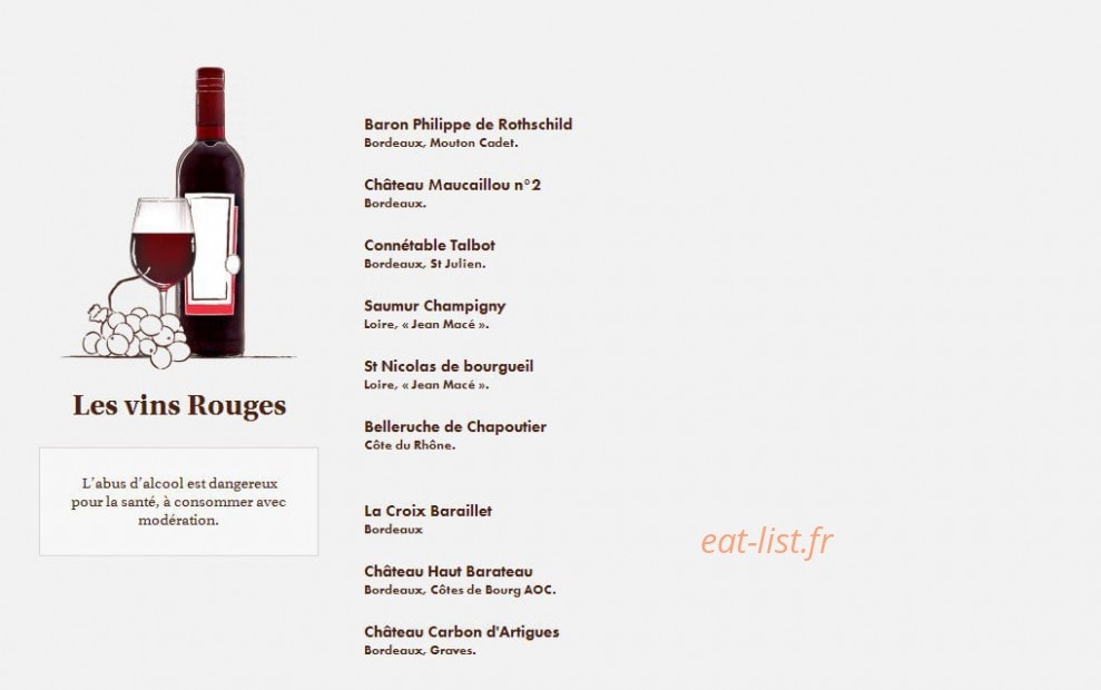 Le Comptoir du Malt — carte page 25